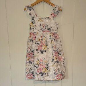 Cath Kidston Floral Kids Dress in Pink and Yellow